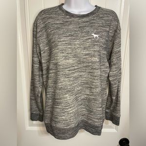 Victoria's Secret PINK Size XS gray long sleeve sweatshirt Comfy Great Cond!